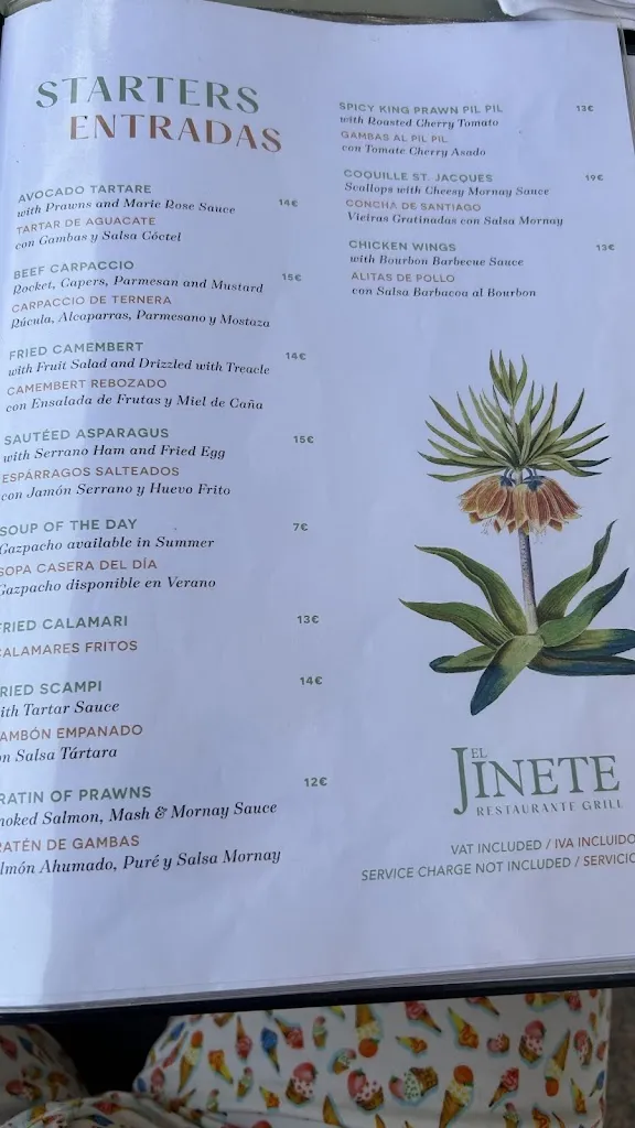 Menu_Restaurante El Jinete_Mijas_image_4