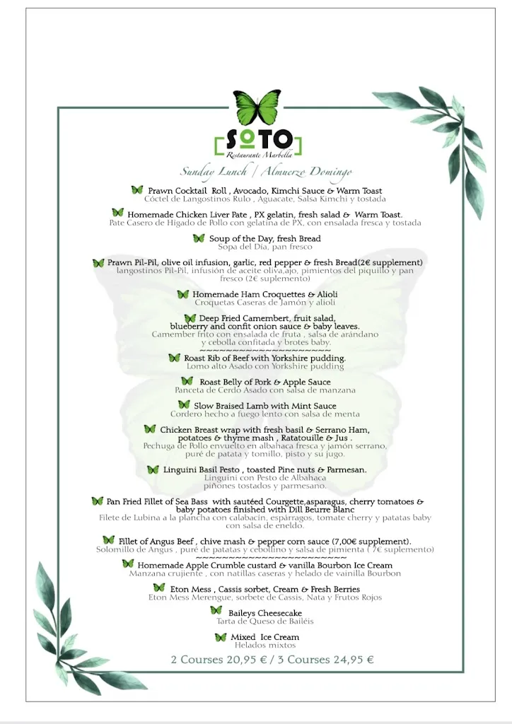 Menu_El Soto Restaurant_Ojén_image_4