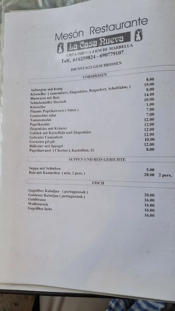 Menu_Meson Restaurante la Casa Nueva_Ojén_image_3