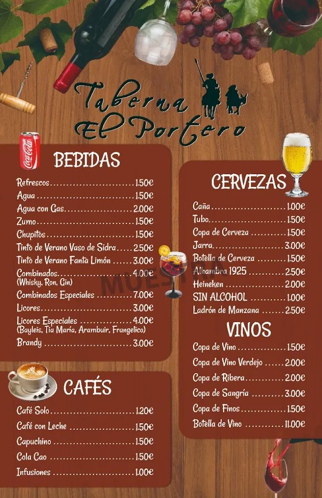 Menu_Taberna el portero_Ojén_image_1