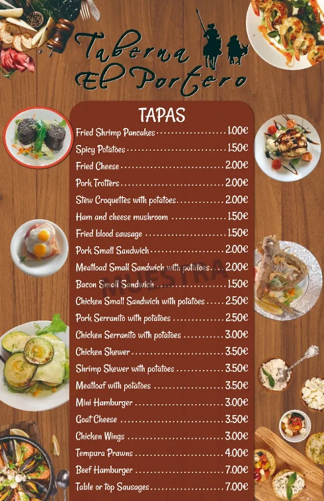 Menu_Taberna el portero_Ojén_image_4