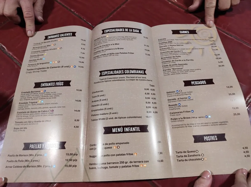 Menu_Restaurante Venta El Barranco Marbella_Ojén_image_1