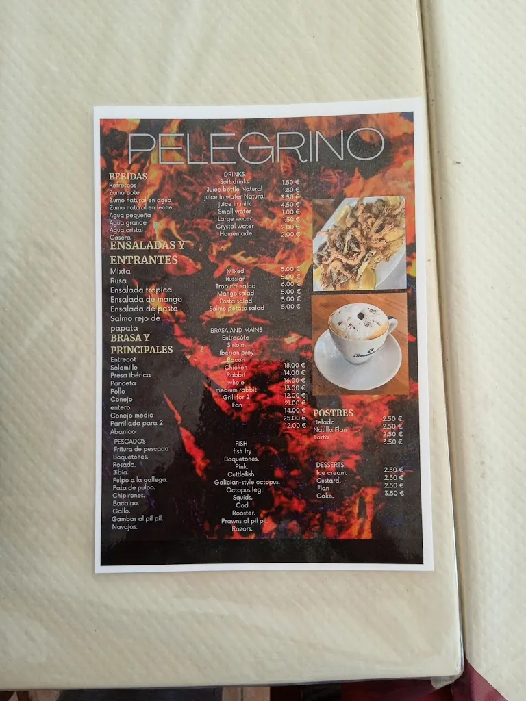 Menu_Venta Restaurante El Pelegrino_Ojén_image_2