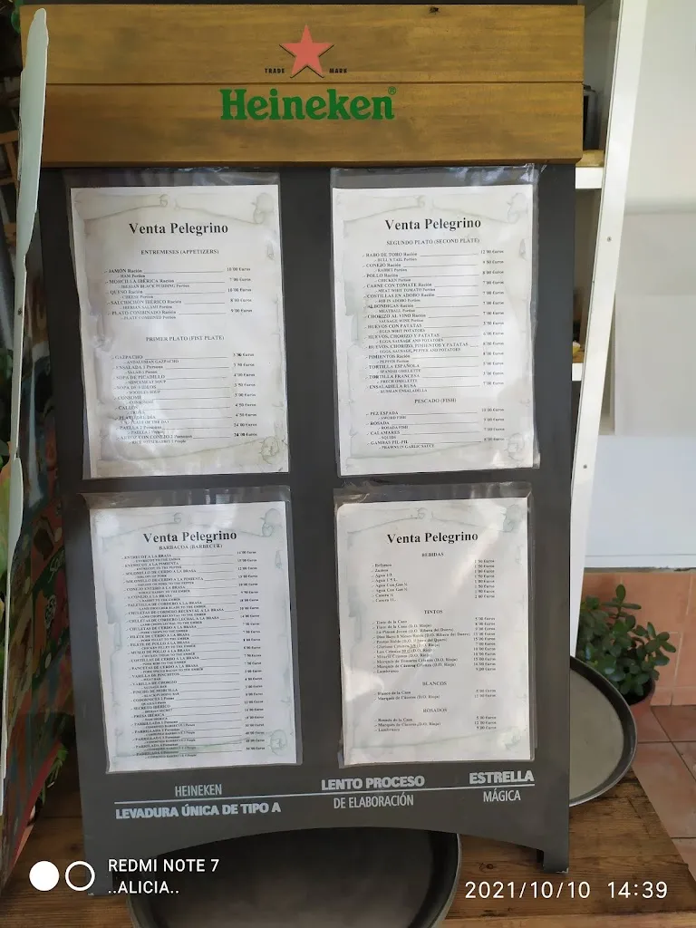 Menu_Venta Restaurante El Pelegrino_Ojén_image_3