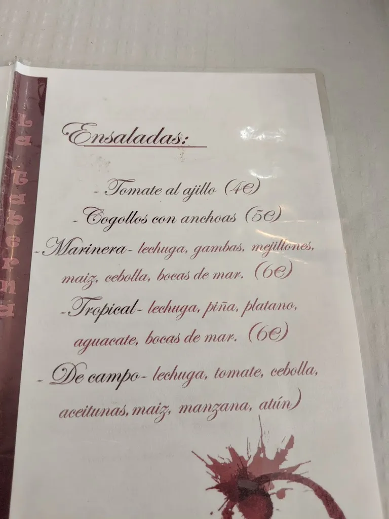 Menu_La Taberna de Cati_Periana_image_4