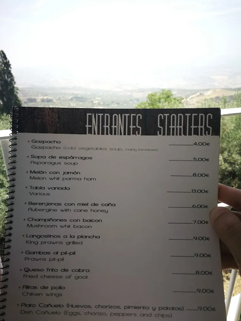 Menu_El Cañuelo_Periana_immagine_2