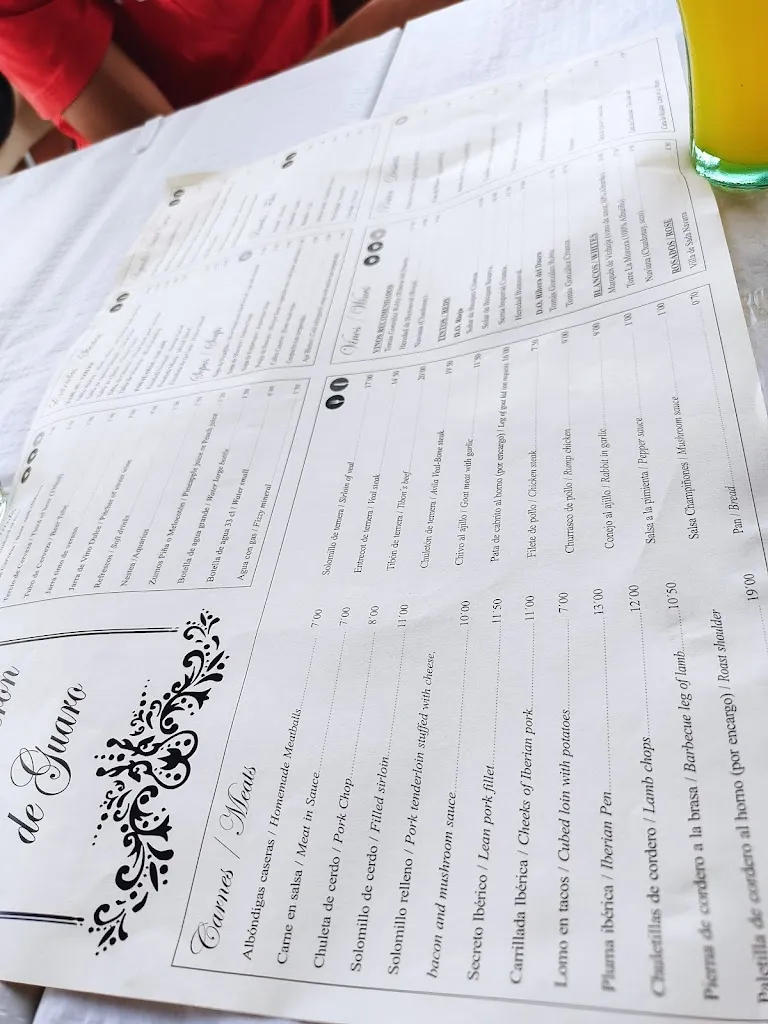 Menu_El Caserón de Guaro_Periana_image_3