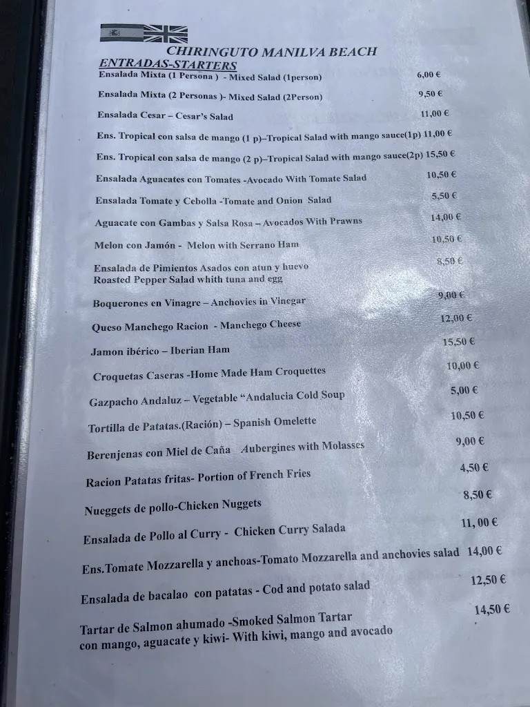 Menu_Chiringuito Manilva Beach_Manilva_image_2