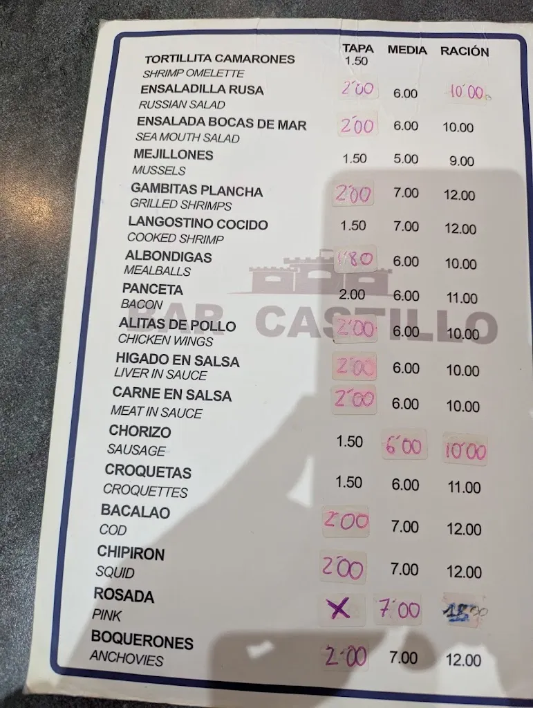 Menu_Bar Castillo_Manilva_image_1