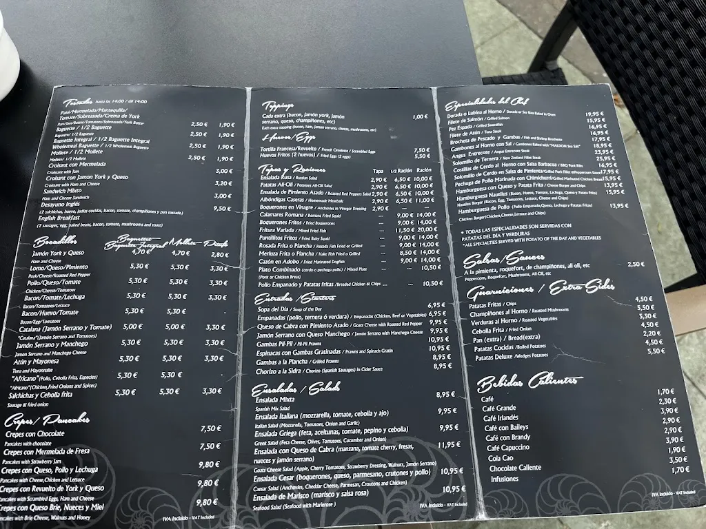 Menu_Nautilus Gastro-Bar Sabinillas_Manilva_immagine_2