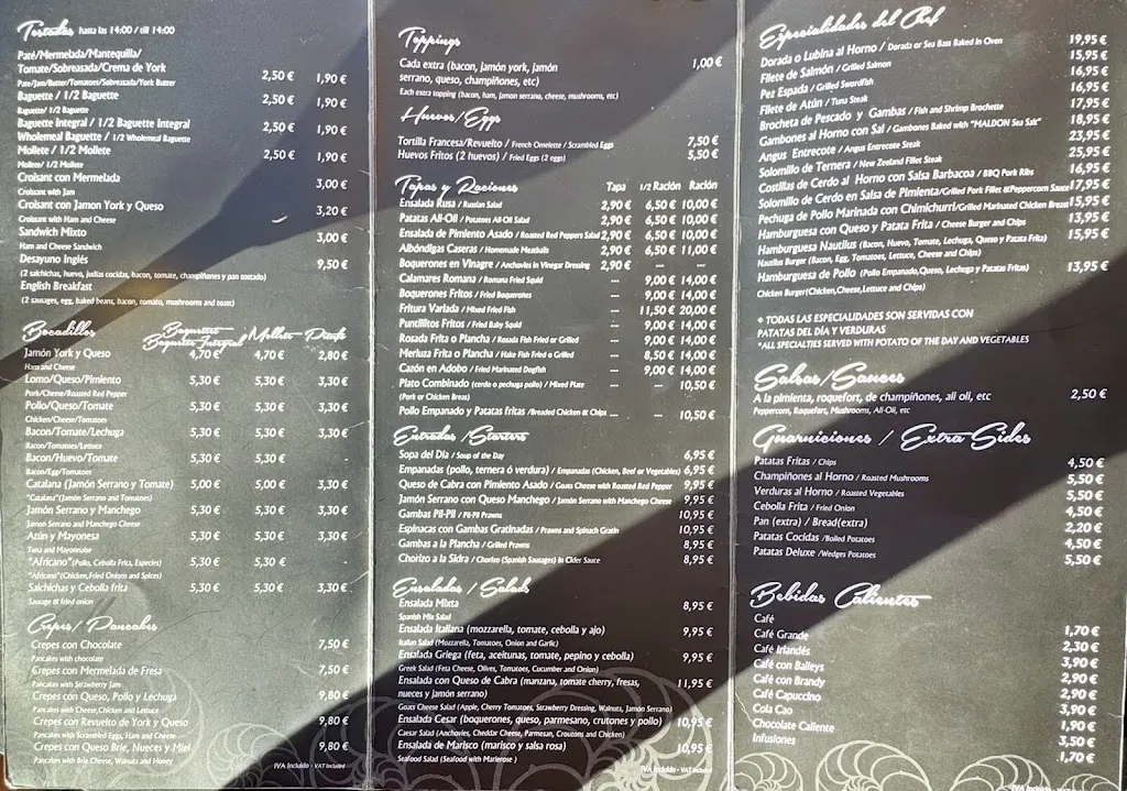 Menu_Nautilus Gastro-Bar Sabinillas_Manilva_immagine_3