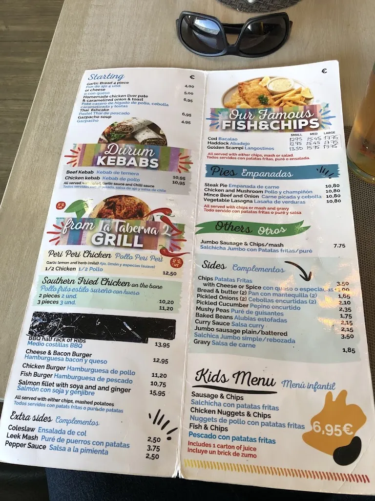 Menu_Marlows Fish & Chips_Manilva_image_1