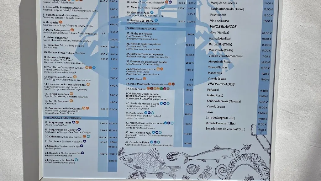 Menu_Chiringuito Las Gaviotas_Manilva_image_1