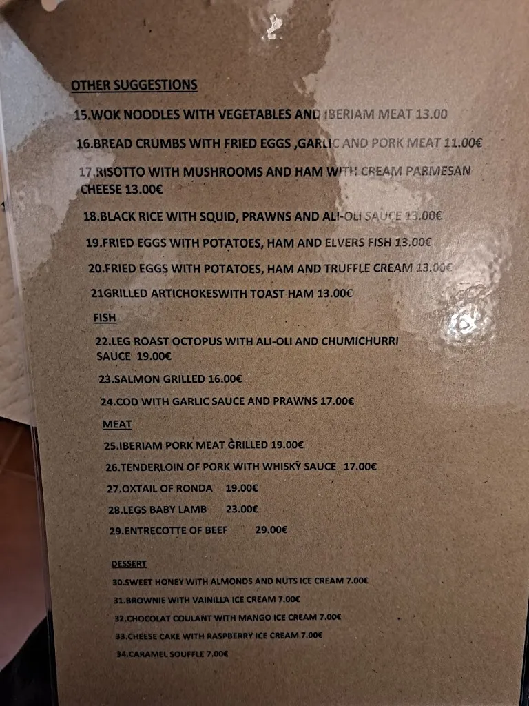 Menü_Mesón Carmen la de Ronda_Ronda_Bild_2