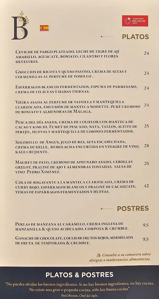 Menu_Blossom Restaurant_Málaga_image_2