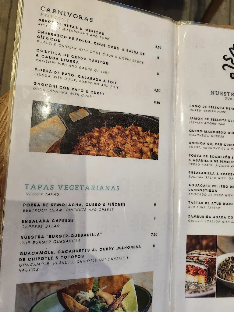 Menu_Kraken Centro - Tapas Restaurant_Málaga_image_4