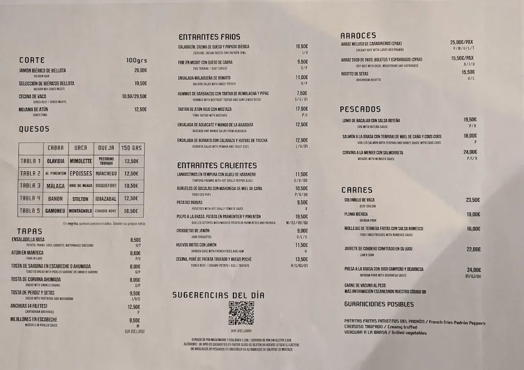 Menu_Restaurante La Deriva | Málaga_Málaga_image_2