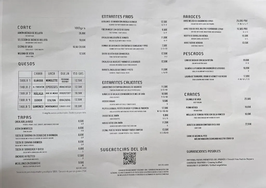 Menu_Restaurante La Deriva | Málaga_Málaga_image_4