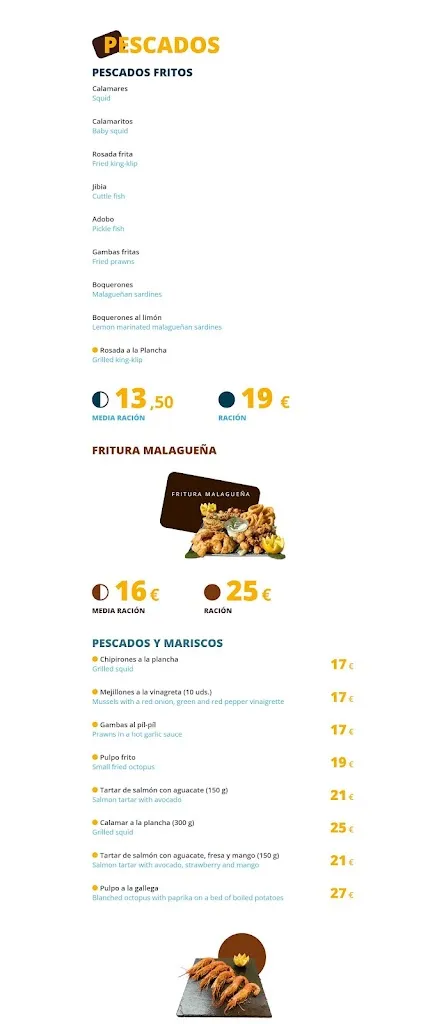 Menu_Picasso Bar Tapas_Málaga_image_3