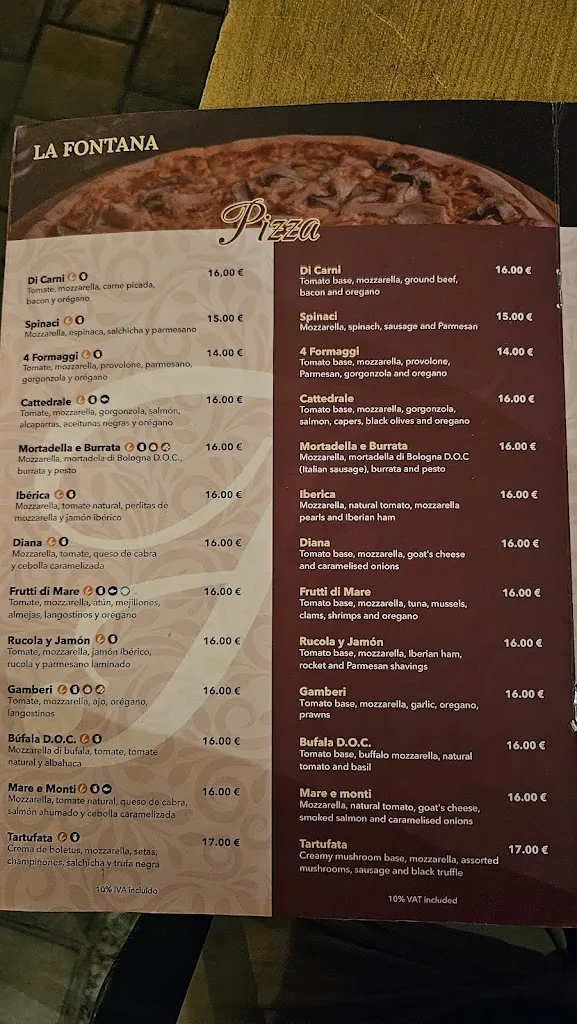 Menu_La Fontana Málaga_Málaga_image_1