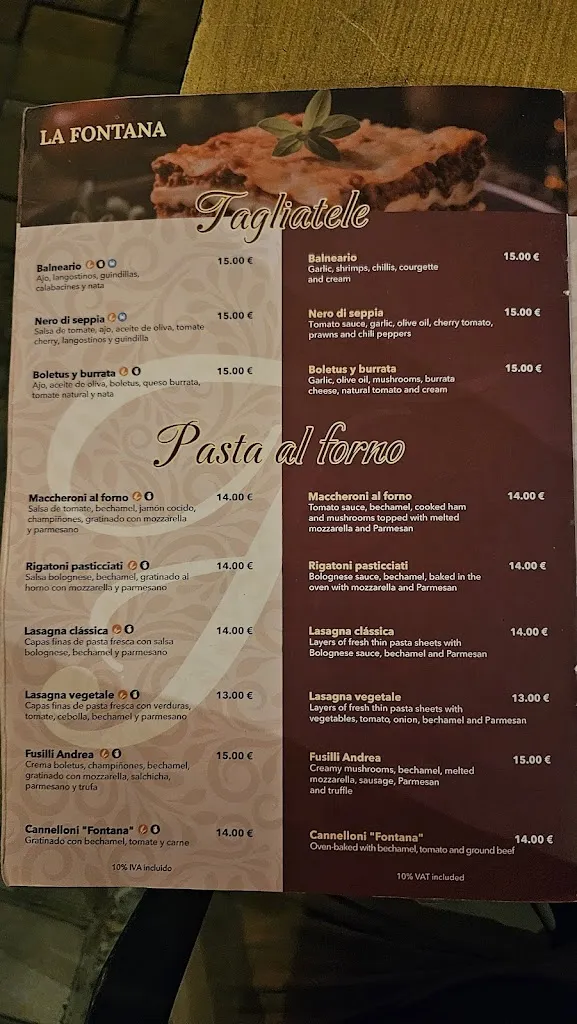 Menu_La Fontana Málaga_Málaga_image_3
