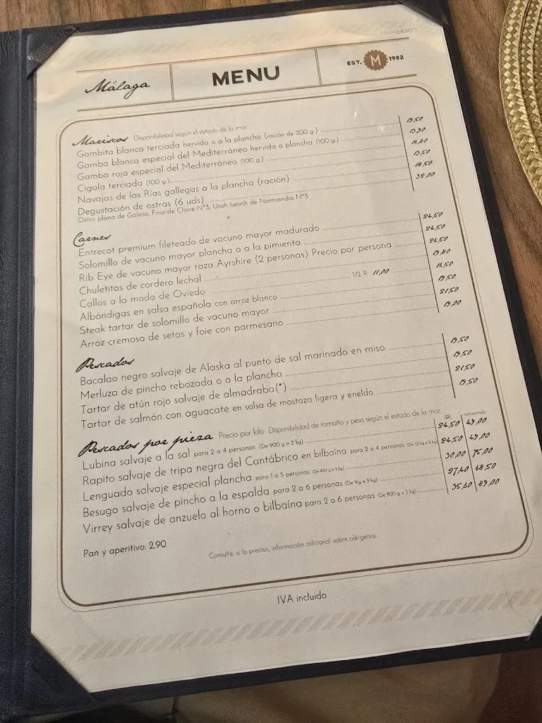 Menu_La Máquina Málaga_Málaga_image_1