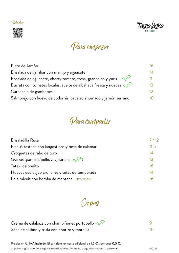 Menu_Tasca láska_Málaga_image_3