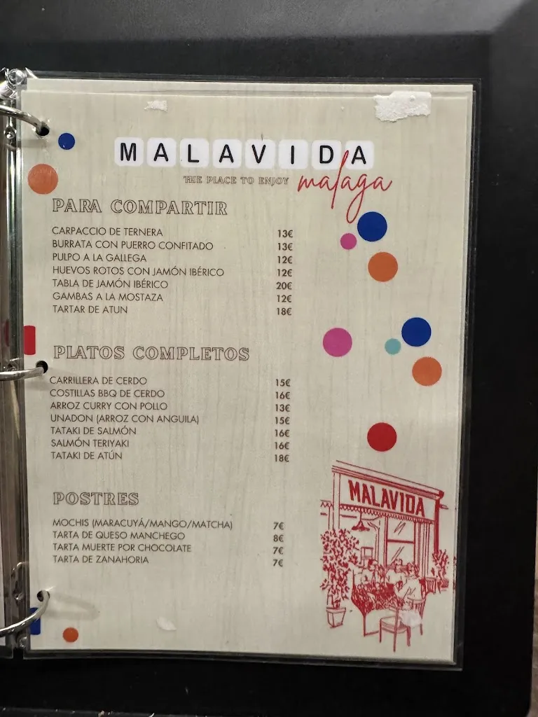 Menu_Malavida Malaga_Málaga_image_2