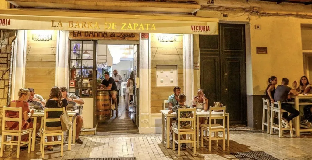La Barra de Zapata restaurant in Málaga