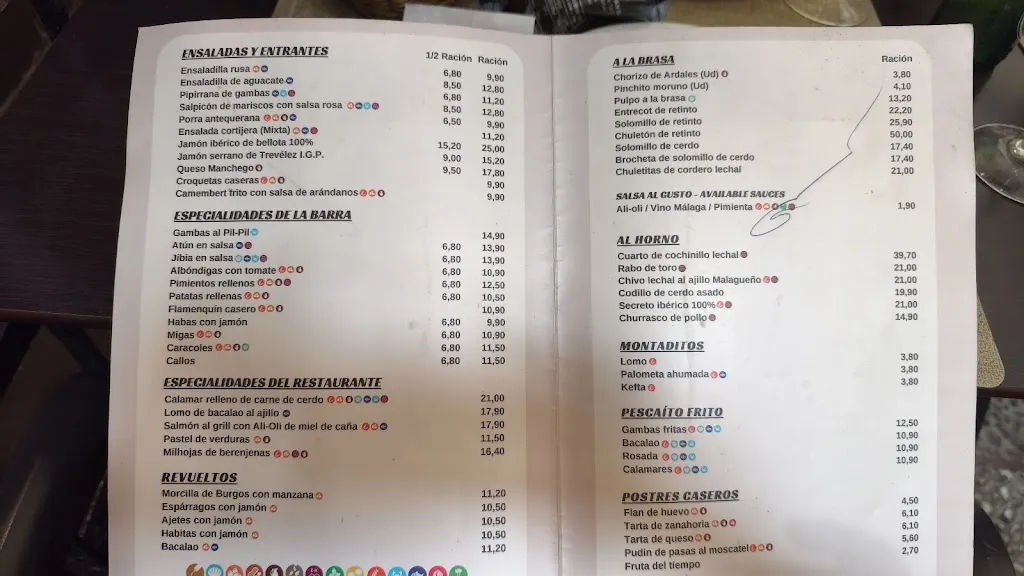 Menu_Cortijo de Pepe_Málaga_immagine_4