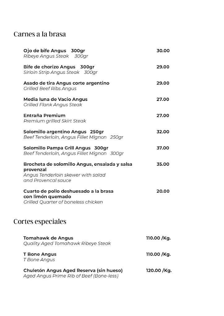 Menu_Pampa Grill Málaga_Málaga_image_3