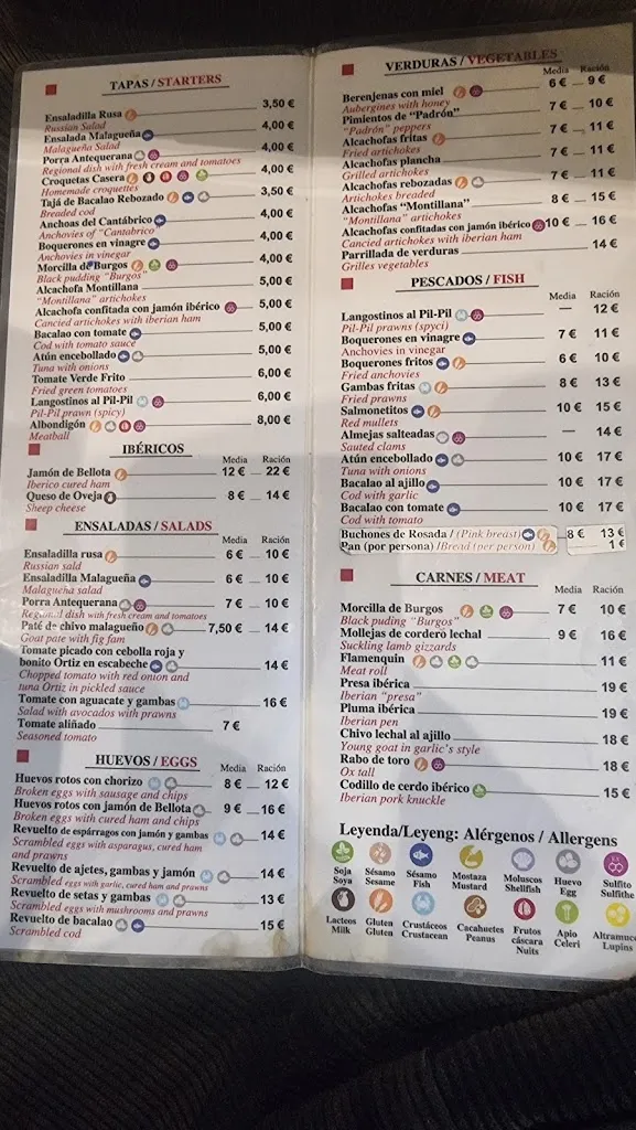 Menu_Mesón Mariano_Málaga_image_3