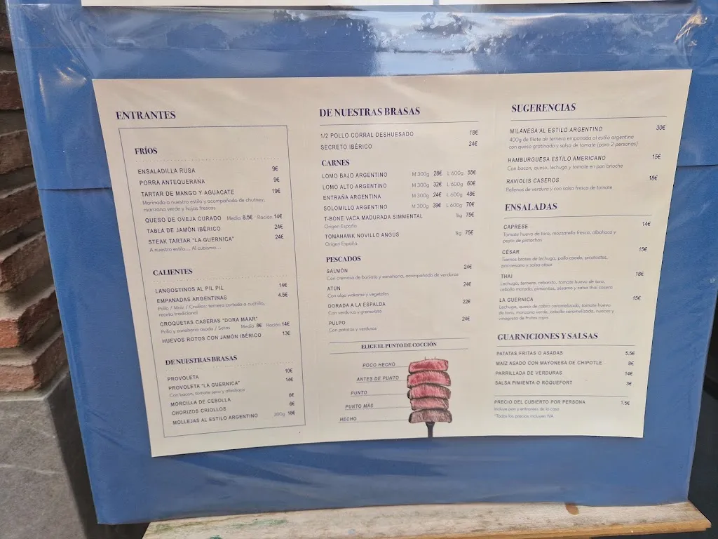 Menu_LaGuernica Asador Málaga_Málaga_image_2