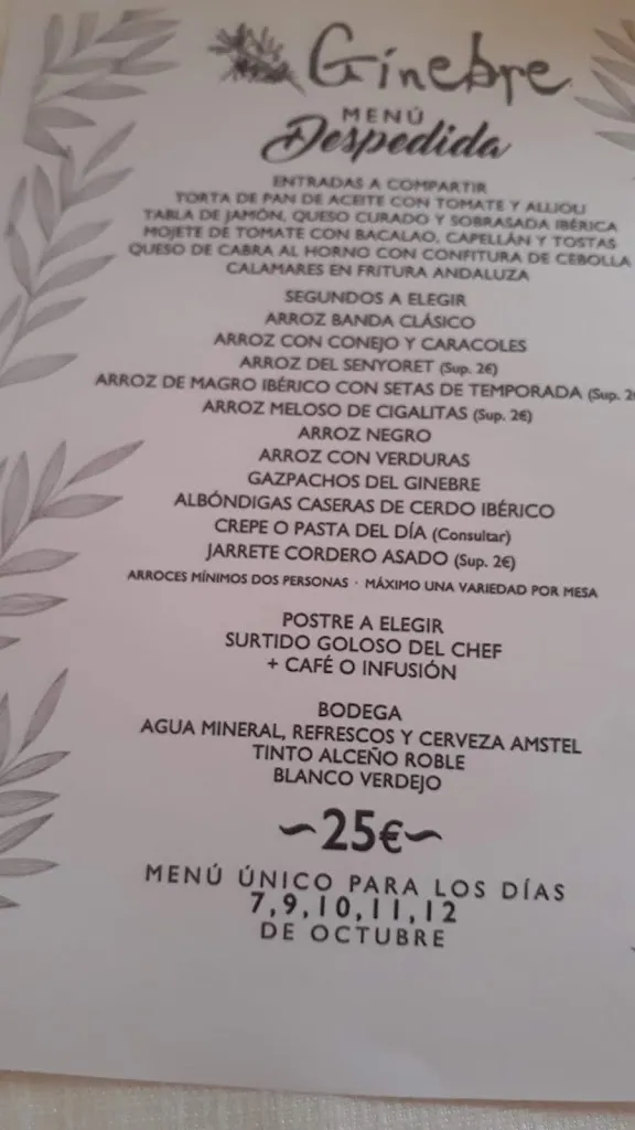 Menü_Restaurante Ginebre_Petrer_Bild_2