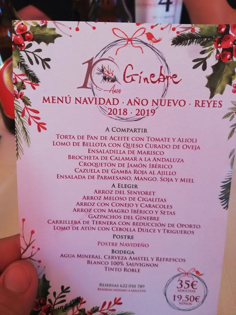 Menü_Restaurante Ginebre_Petrer_Bild_3