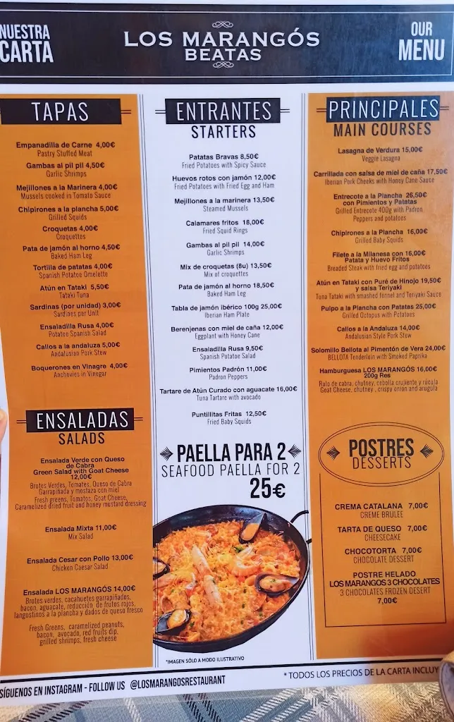 Los Marangos_Málaga_menu_image_1