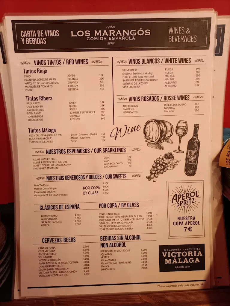 Menu_Los Marangos_Málaga_image_4