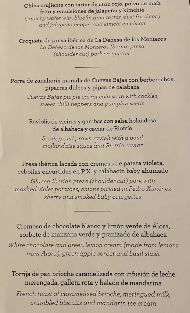 Menu_Restaurante Matiz_Málaga_image_2