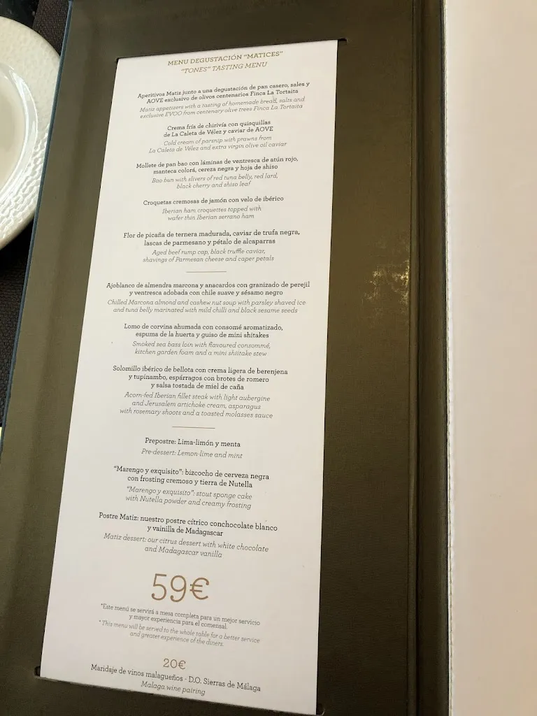 Menu_Restaurante Matiz_Málaga_image_4