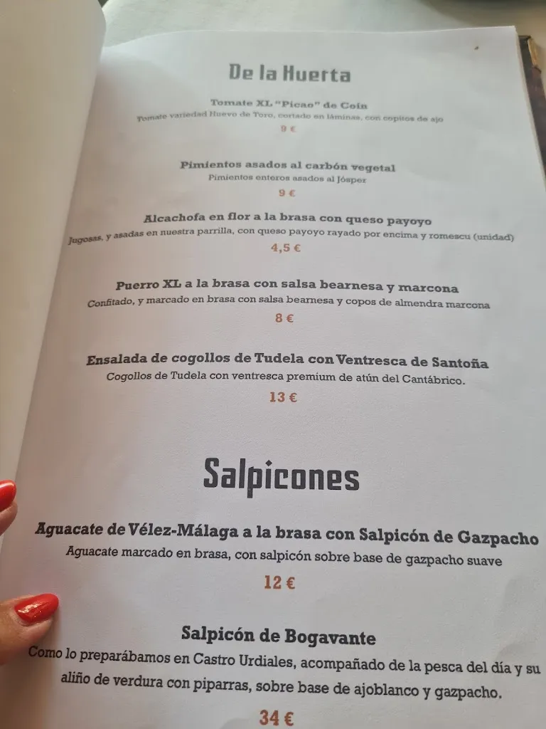 Menu_Verum Restaurante El Asador de Málaga_Málaga_image_1