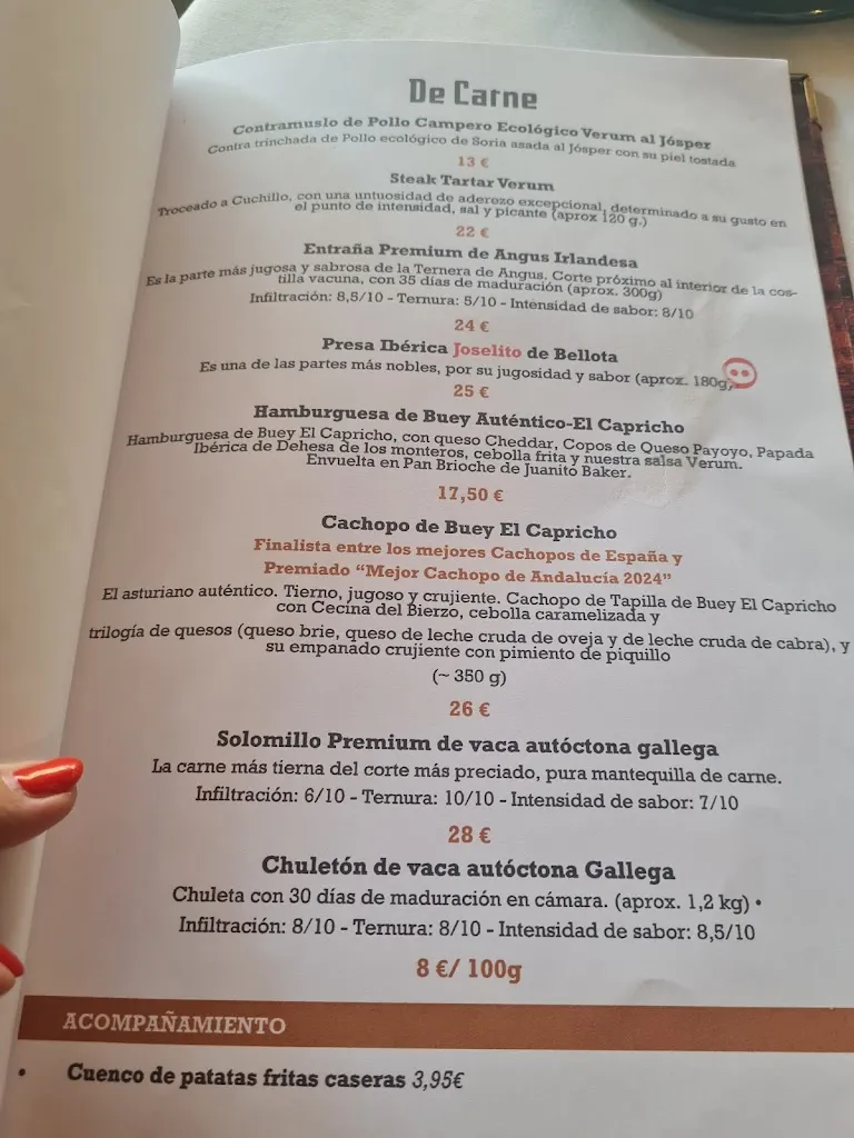 Menu_Verum Restaurante El Asador de Málaga_Málaga_image_4