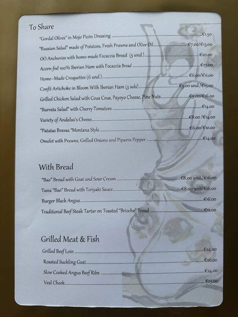 Restaurante Montana_Málaga_menu_image_1