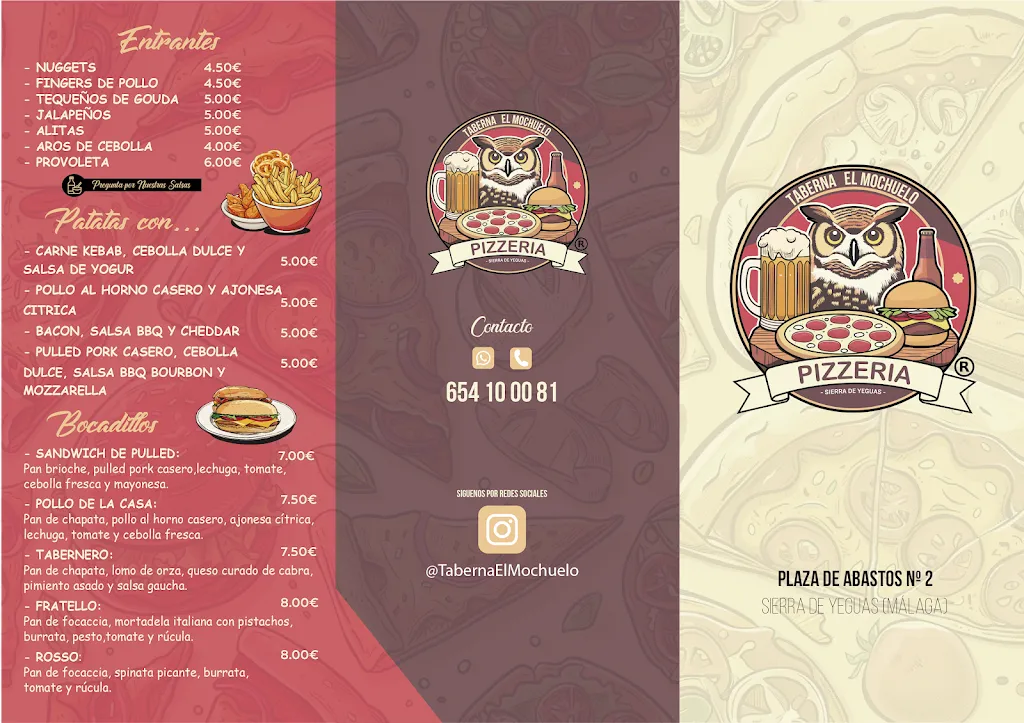 Menu_Taberna el Mochuelo_Sierra de Yeguas_image_1