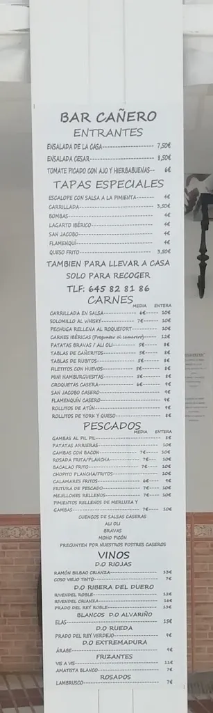 Menu_Bar Cañero_Sierra de Yeguas_image_1