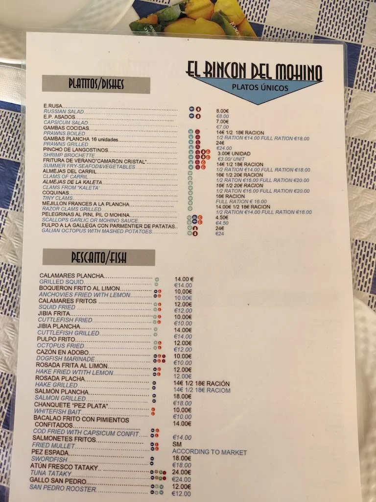Menu_El Rincón Del Mohino_Pizarra_image_2