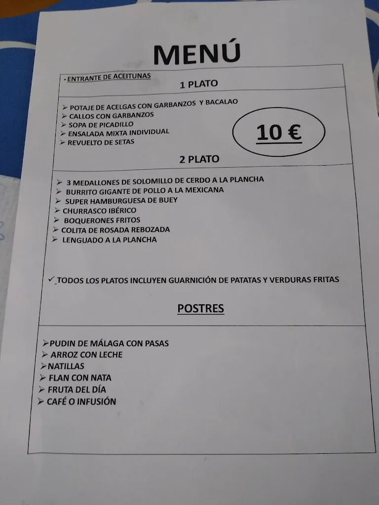 Menu_Restaurante El Bodegón de Rafi_Pizarra_image_1