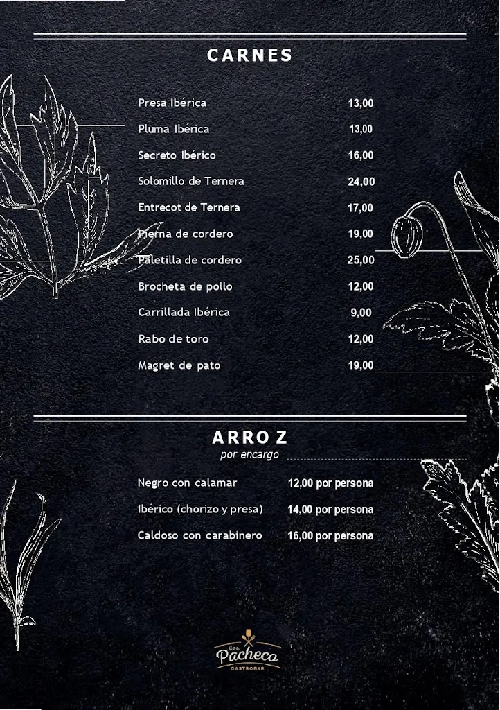 Menu_Los Pacheco Gastrobar_Pizarra_image_1