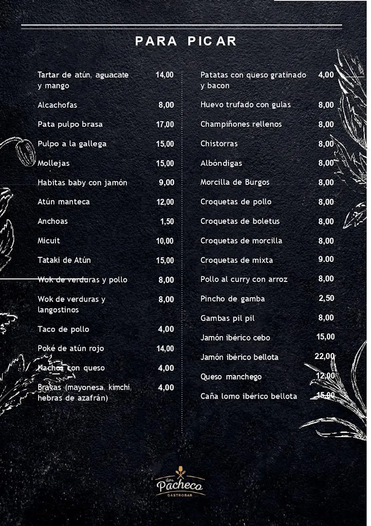 Menu_Los Pacheco Gastrobar_Pizarra_image_4