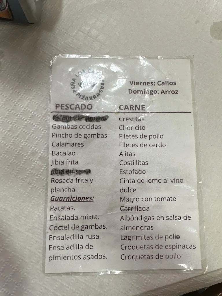 Menu_Peña Los Cafeteras_Pizarra_image_2