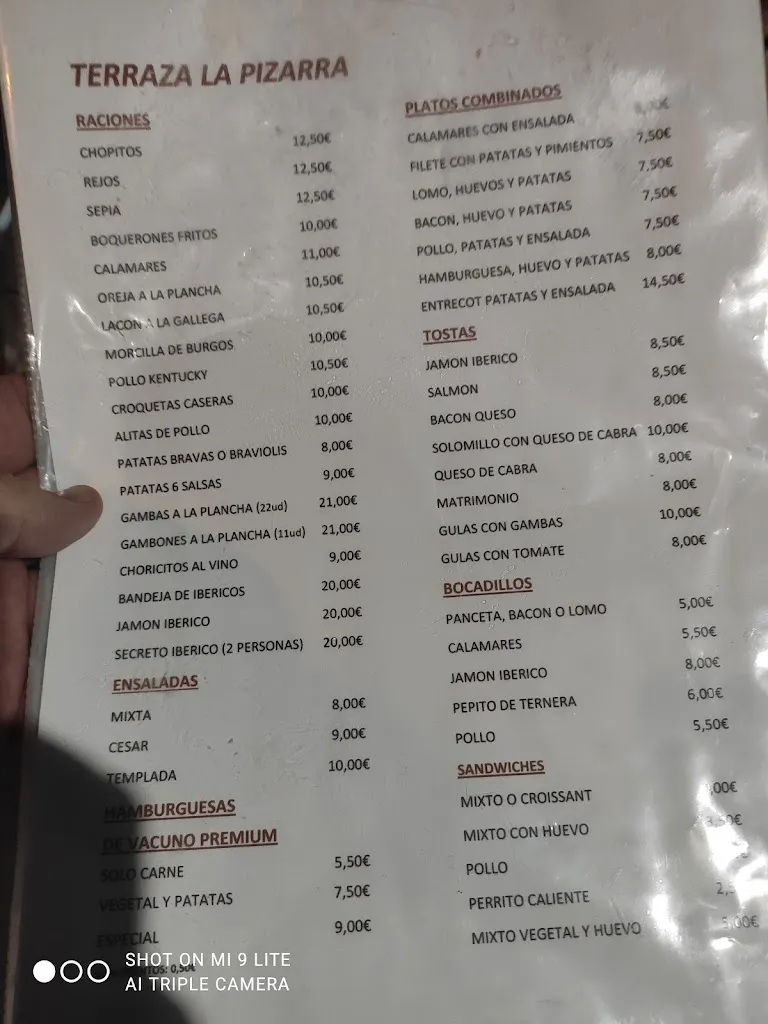 Menu_Restaurante la Pizarra_Pizarra_image_2